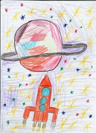 Рисунок на тему космос