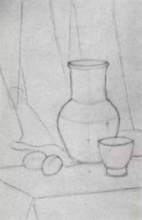 Пошаговое рисование натюрморта