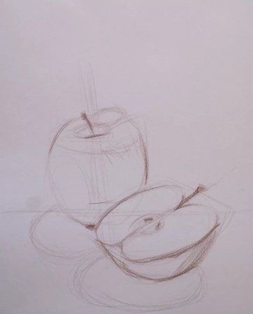 Натюрморт простым карандашом для начинающих