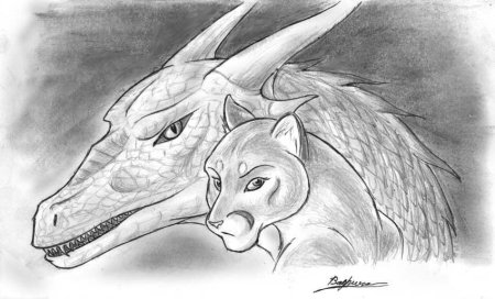 Рисунки карандашом фэнтези