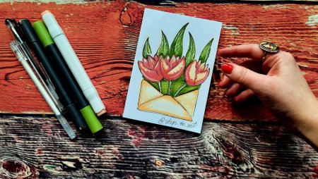 Рисование маркерами для скетчинга