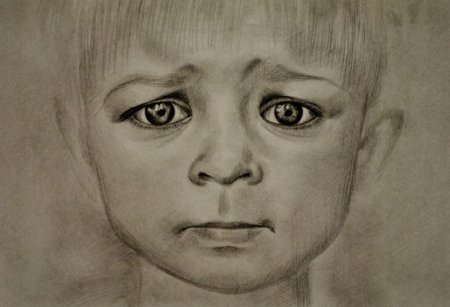 Портрет ребенка карандашом для начинающих