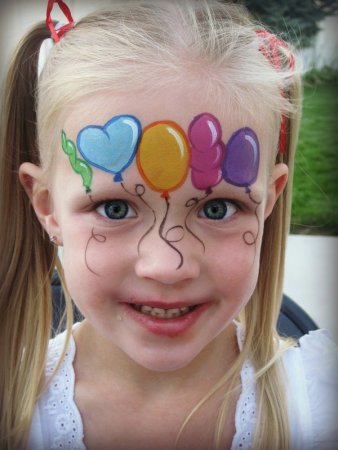 Аквагрим несложный