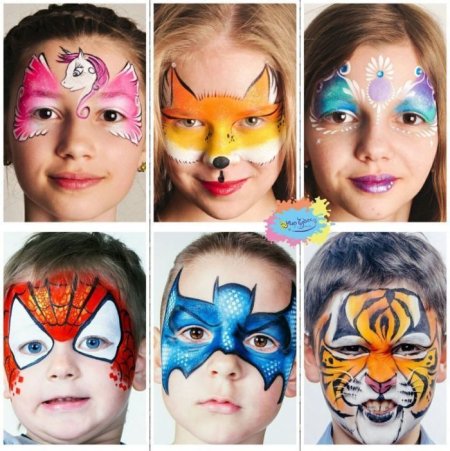 Аквагрим собака