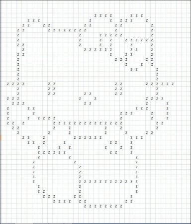 Филейные узоры для пледа