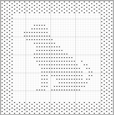 Теневые рисунки для пледа