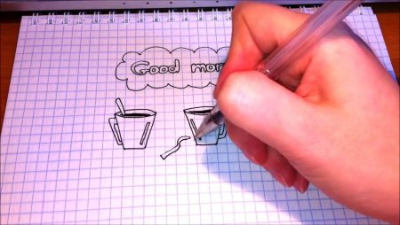 Красивые рисунки в тетради