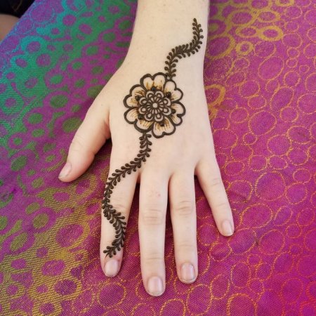 Хна на руке