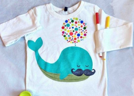 Расписанные футболки детские