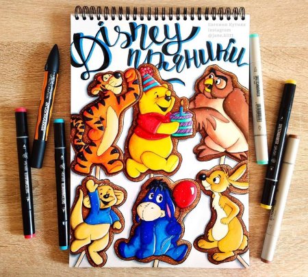 Рисунки спиртовыми маркерами