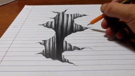 3d рисунки карандашом