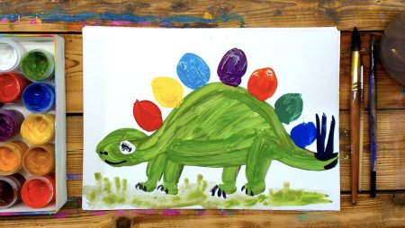 Рисованиекраскаими для детей