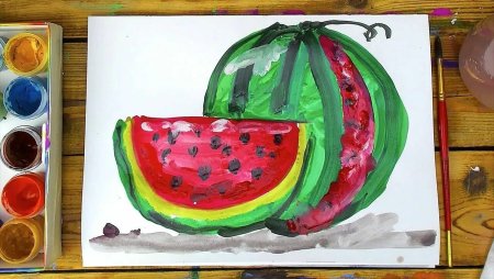 Рисование красками для детей 3-4 лет