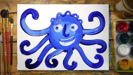 Рисование красками для малышей