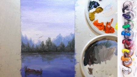 Картины маслом на холсте для начинающих пошагово