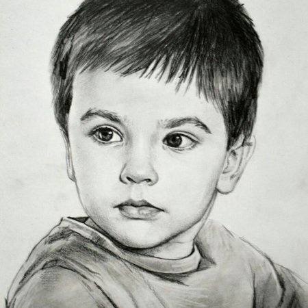 Портрет девочки с хвостиком