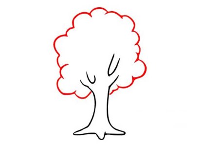 Рисунок дерева легко и просто