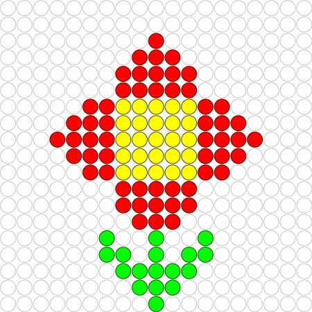 Схемы для мозаики детской круглой