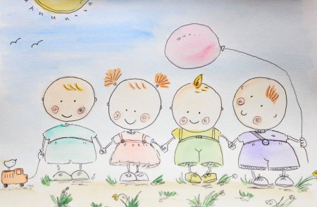 Смешные детские рисунки