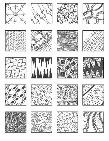 Элементы дудлинга для начинающих