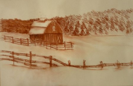 Сангина для рисования