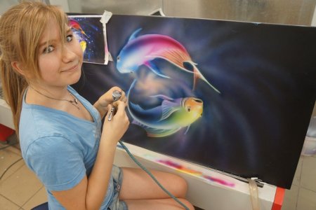 Уроки аэрографии