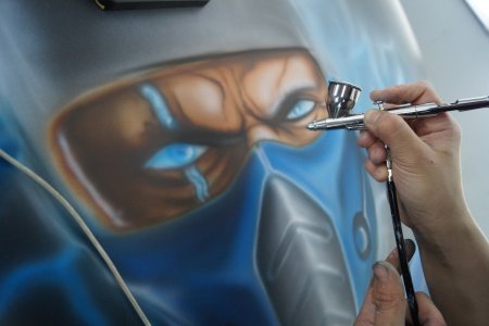 Рисование аэрографом