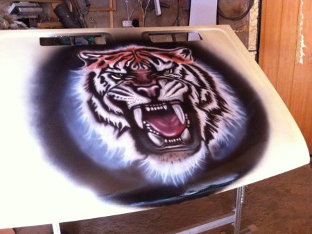 Рисунки аэрографом