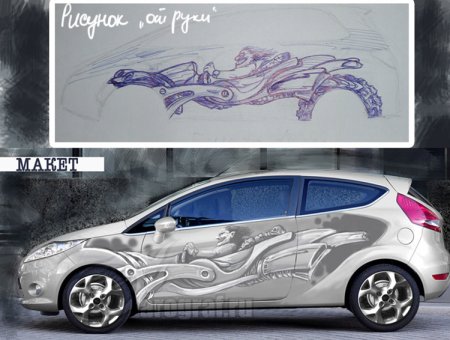 Рисование аэрографом