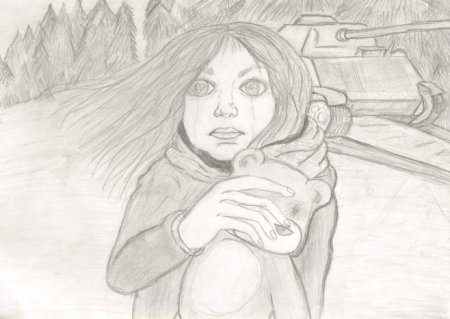 Рисунки о войне для срисовки