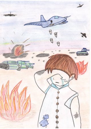 Рисунок на военную тему карандашом