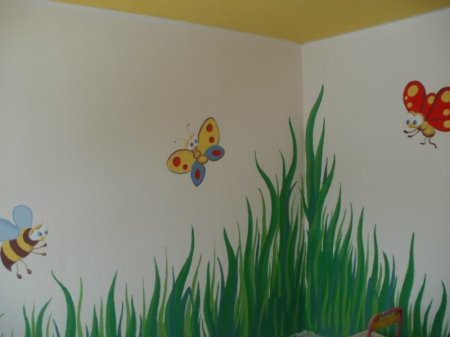 Роспись стен для детсада