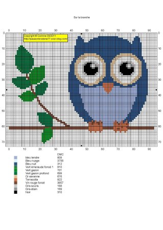 Схема вышивки крестиком для начинающих