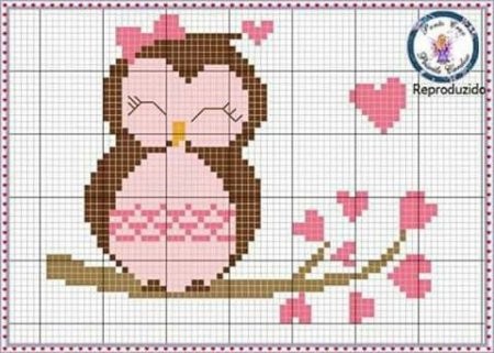 Схемы для вывязывания рисунков