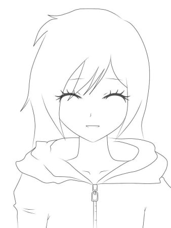 Аниме картинки для срисовки