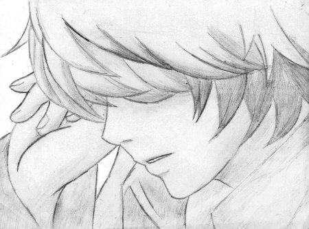 Нарисовать Томоэ из очень приятно Бог карандашом