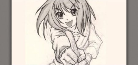 Рисунки для срисовки аниме девушки дерзкие