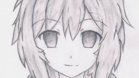 Аниме карандашом грусть