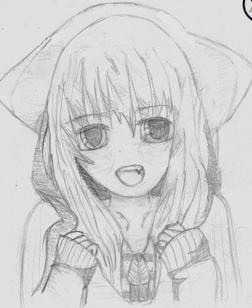 Чиби для срисовки карандашом