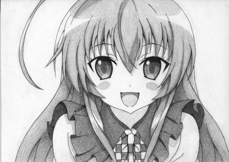 Аниме для срисовывания карандашом