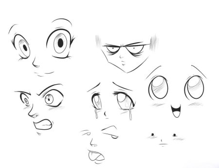 Поэтапное рисование аниме