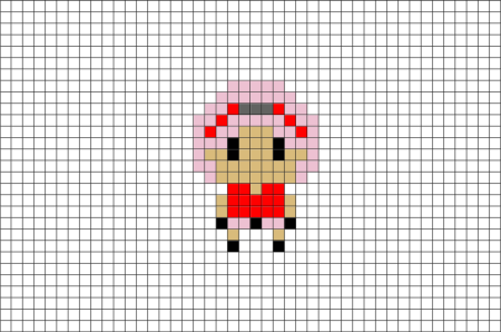 Сакура Харуно пиксель