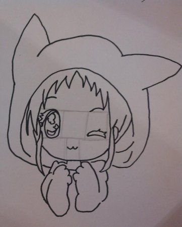 Рисунки аниме лёгкие