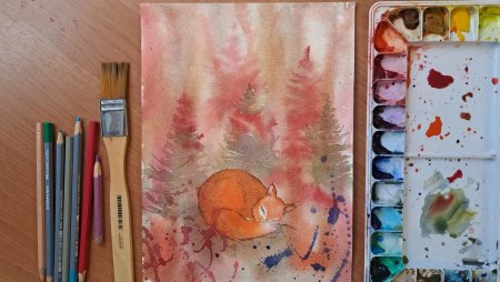 Уроки рисования акварелью для начинающих