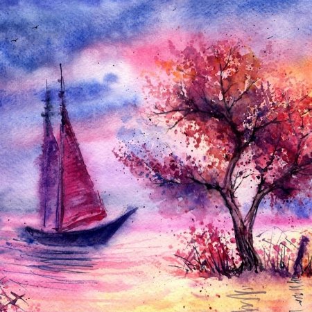 Картины акварелью для срисовки