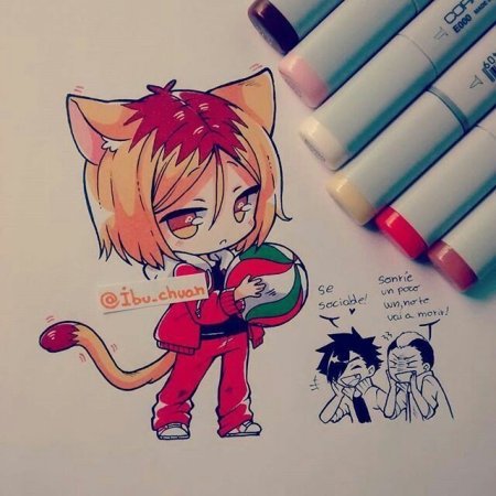 Аниме фломастерами