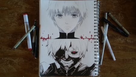 Токийский гуль скетчбук Канеки