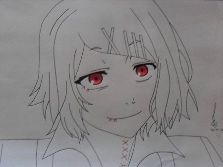 Аниме карандашом Токийский гуль Джузо