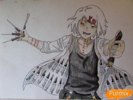 Токийский гуль для срисовки Джузо