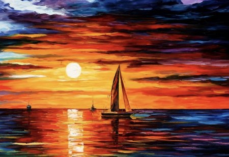 Афремов Леонид художник море